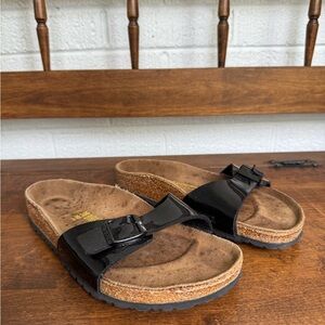Birkenstock Black Mules Cork Footbed Comfort